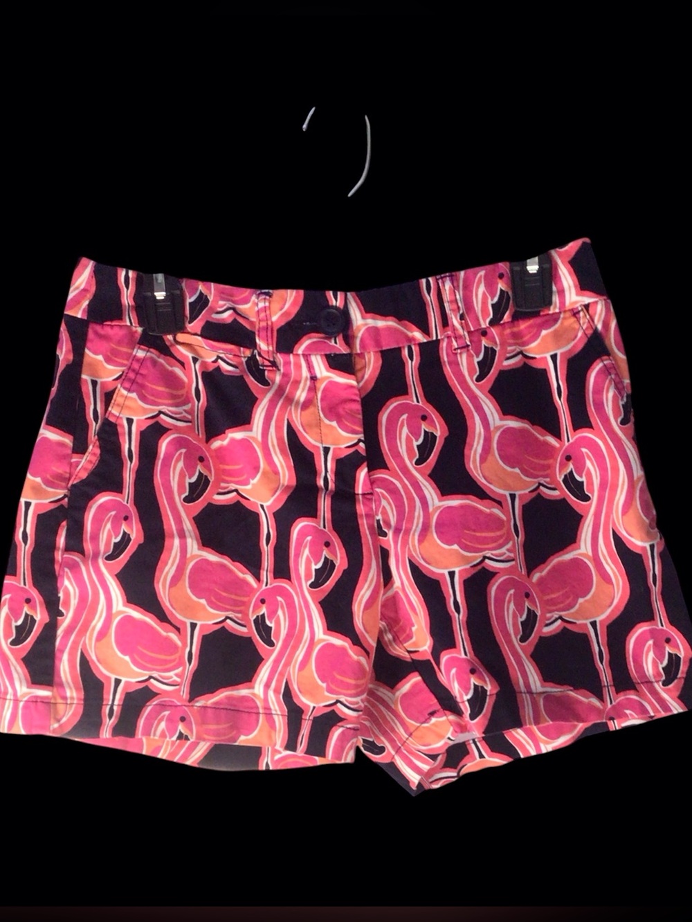 EUC...Womens Crown & Ivy flamingo theme shorts. SZ 6